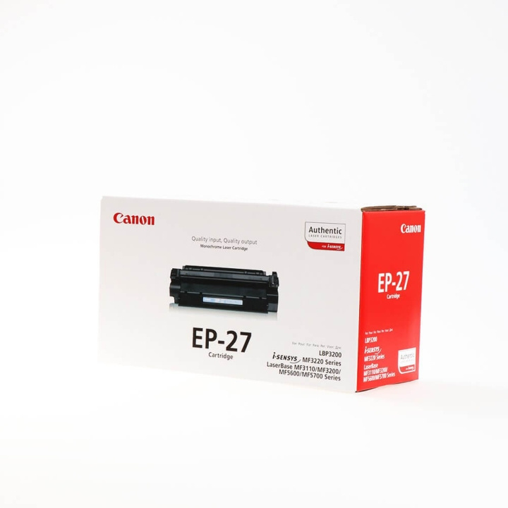 Canon Toner 8489A002 EP-27 Black in the group COMPUTERS & PERIPHERALS / Printers & Accessories / Ink & Toner / Toner / Canon at TP E-commerce Nordic AB (C26571)