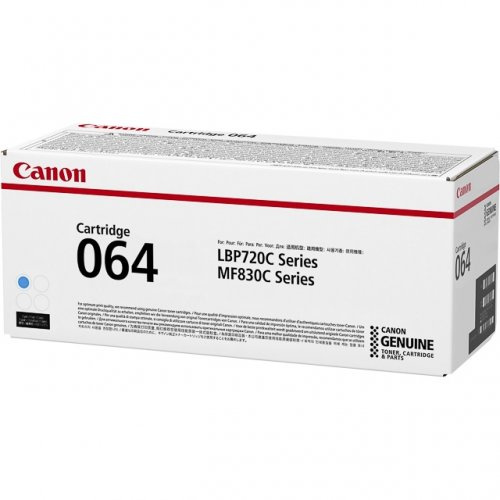 Canon Toner 4935C001 064 Cyan in the group COMPUTERS & PERIPHERALS / Printers & Accessories / Ink & Toner / Toner / Canon at TP E-commerce Nordic AB (C26599)