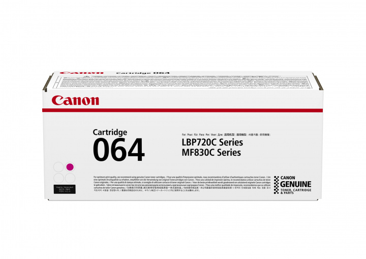 Canon Toner 4933C001 064 Magenta in the group COMPUTERS & PERIPHERALS / Printers & Accessories / Ink & Toner / Toner / Canon at TP E-commerce Nordic AB (C26600)