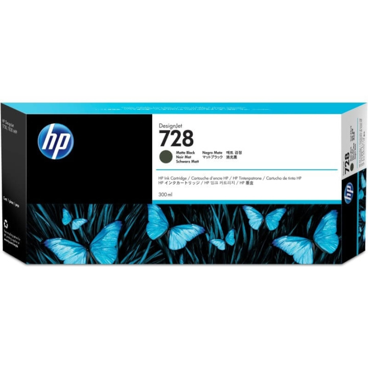 HP Ink F9J68A 728 Matte Black 300ml in the group COMPUTERS & PERIPHERALS / Printers & Accessories / Ink & Toner / Toner / HP at TP E-commerce Nordic AB (C26998)