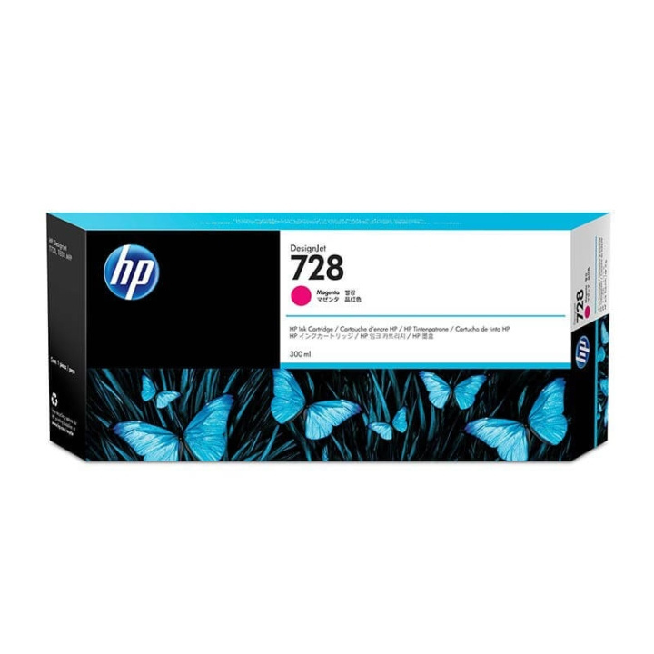 HP Ink F9K16A 728 Magenta 300ml in the group COMPUTERS & PERIPHERALS / Printers & Accessories / Ink & Toner / Toner / HP at TP E-commerce Nordic AB (C27005)