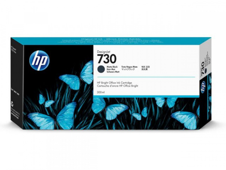 HP Ink P2V71A 730 Matte Svart 300ml in the group COMPUTERS & PERIPHERALS / Printers & Accessories / Ink & Toner / Toner / HP at TP E-commerce Nordic AB (C27033)