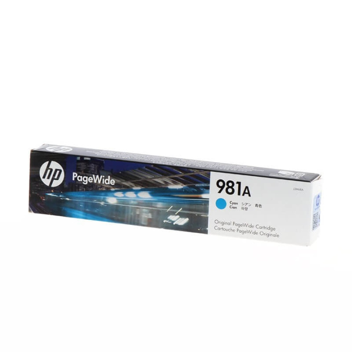 HP Ink J3M68A 981A Cyan in the group COMPUTERS & PERIPHERALS / Printers & Accessories / Ink & Toner / Toner / HP at TP E-commerce Nordic AB (C27059)