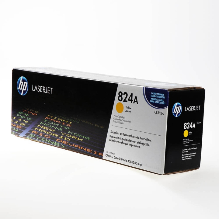 HP Toner CB382A 824A Yellow in the group COMPUTERS & PERIPHERALS / Printers & Accessories / Ink & Toner / Toner / HP at TP E-commerce Nordic AB (C27083)