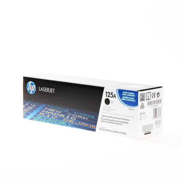 HP Toner CB540A 125A Black in the group COMPUTERS & PERIPHERALS / Printers & Accessories / Ink & Toner / Toner / HP at TP E-commerce Nordic AB (C27088)