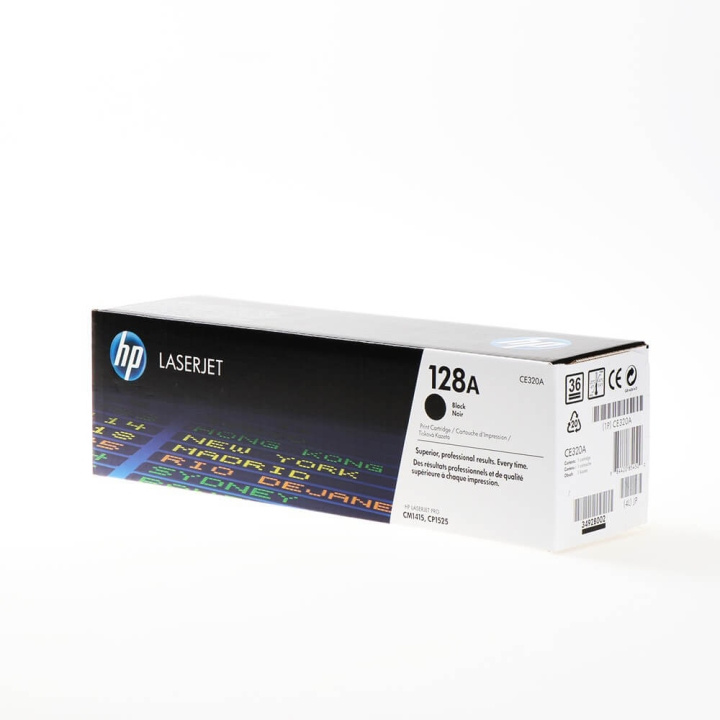 HP Toner CE320A 128A Black in the group COMPUTERS & PERIPHERALS / Printers & Accessories / Ink & Toner / Toner / HP at TP E-commerce Nordic AB (C27130)