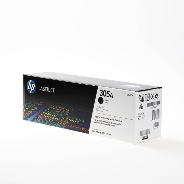 HP Toner CE410A 305A Black in the group COMPUTERS & PERIPHERALS / Printers & Accessories / Ink & Toner / Toner / HP at TP E-commerce Nordic AB (C27149)