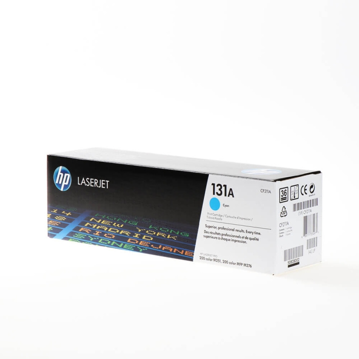 HP Toner CF211A 131A Cyan in the group COMPUTERS & PERIPHERALS / Printers & Accessories / Ink & Toner / Toner / HP at TP E-commerce Nordic AB (C27167)