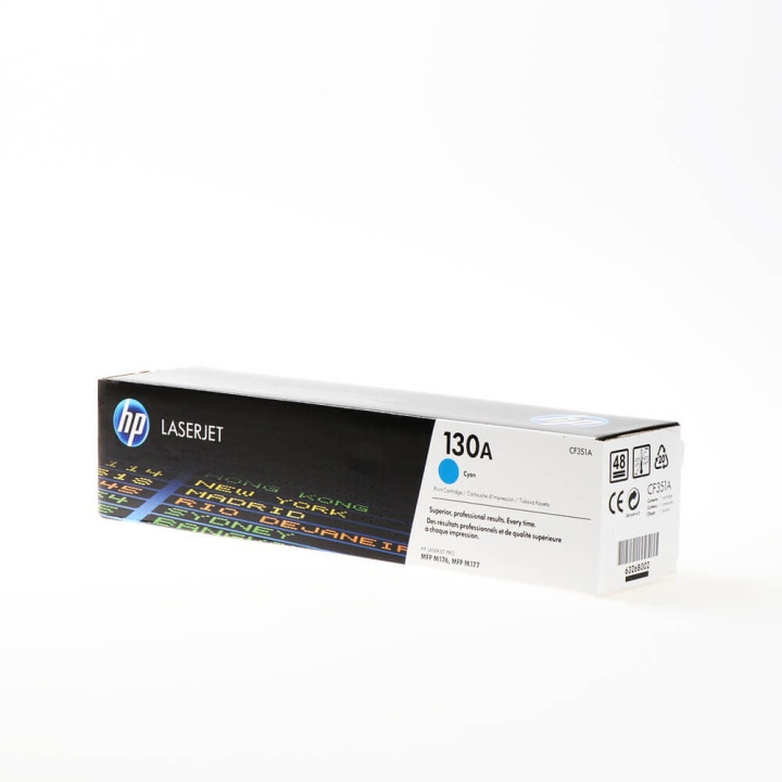 HP Toner CF351A 130A Cyan in the group COMPUTERS & PERIPHERALS / Printers & Accessories / Ink & Toner / Toner / HP at TP E-commerce Nordic AB (C27223)