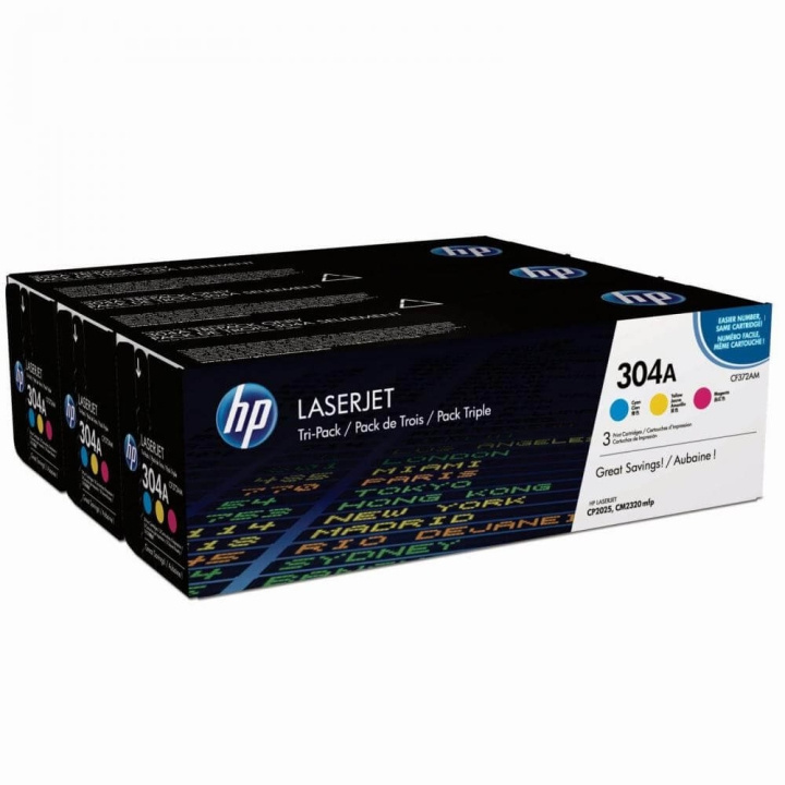 HP Toner CF372AM 304A Colour in the group COMPUTERS & PERIPHERALS / Printers & Accessories / Ink & Toner / Toner / HP at TP E-commerce Nordic AB (C27240)