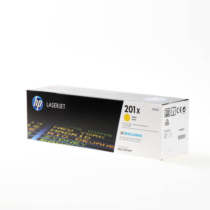 HP Toner CF402X 201X Yellow in the group COMPUTERS & PERIPHERALS / Printers & Accessories / Ink & Toner / Toner / HP at TP E-commerce Nordic AB (C27249)