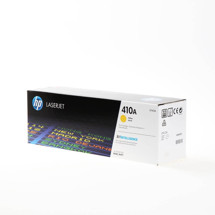 HP Toner CF412A 410A Yellow in the group COMPUTERS & PERIPHERALS / Printers & Accessories / Ink & Toner / Toner / HP at TP E-commerce Nordic AB (C27259)