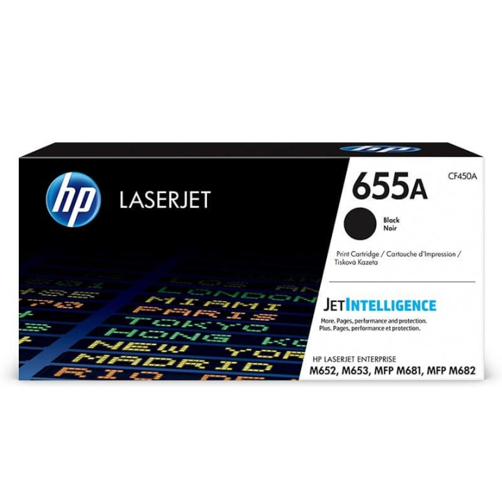 HP Toner CF450A 655A Black in the group COMPUTERS & PERIPHERALS / Printers & Accessories / Ink & Toner / Toner / HP at TP E-commerce Nordic AB (C27266)