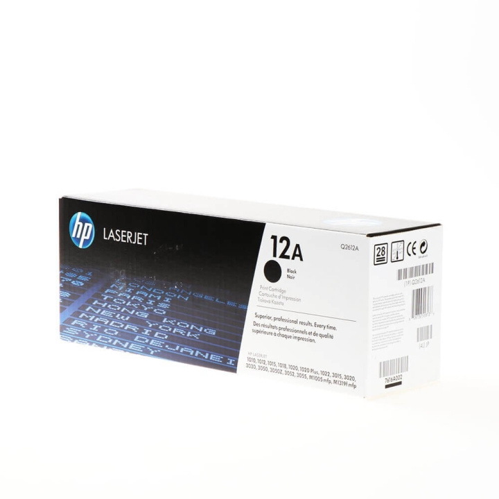 HP Toner Q2612A 12A Black in the group COMPUTERS & PERIPHERALS / Printers & Accessories / Ink & Toner / Toner / HP at TP E-commerce Nordic AB (C27285)