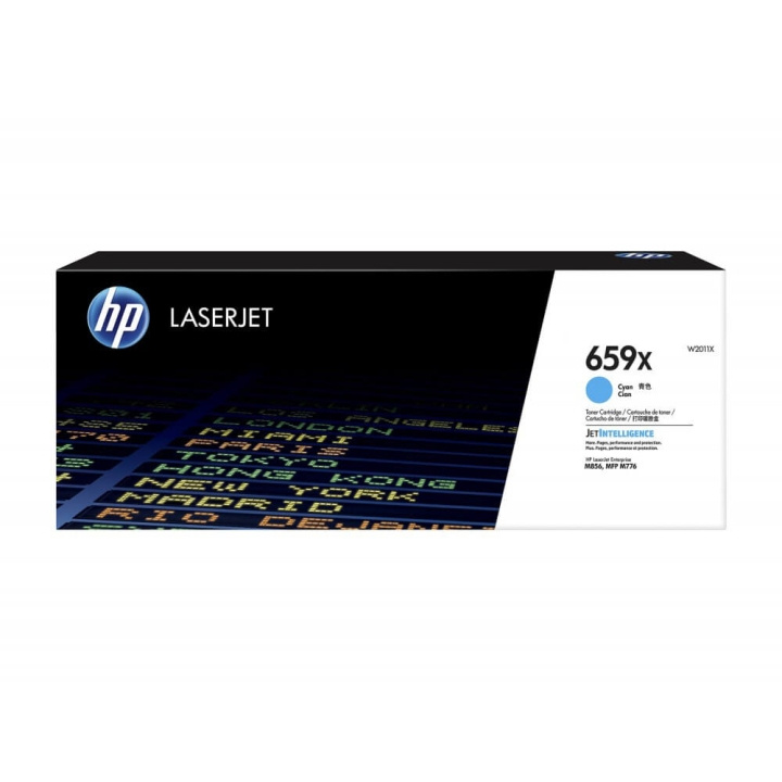 HP Toner W2011X 659X Cyan in the group COMPUTERS & PERIPHERALS / Printers & Accessories / Ink & Toner / Toner / HP at TP E-commerce Nordic AB (C27312)