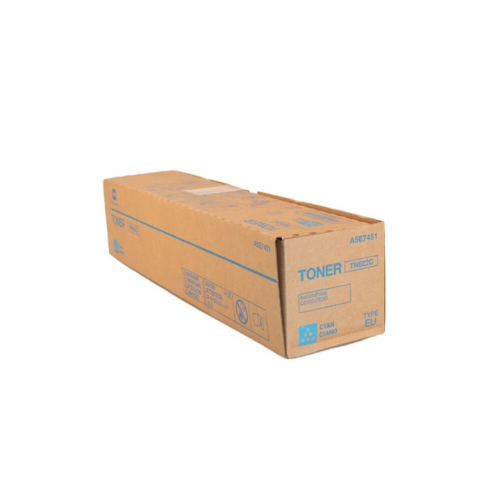 Konica Minolta Toner A5E7451 TN622 Cyan in the group COMPUTERS & PERIPHERALS / Printers & Accessories / Ink & Toner / Toner / Konica Minolta at TP E-commerce Nordic AB (C27498)