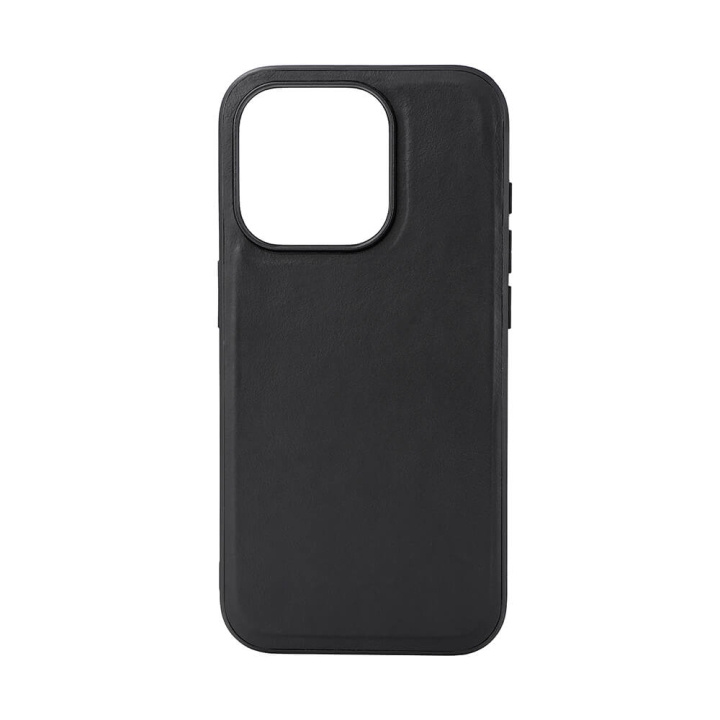 Buffalo Phone Case Leather Magseries Black - iPhone 15 Pro in the group SMARTPHONE & TABLETS / Phone cases / Apple / iPhone 15 at TP E-commerce Nordic AB (C28561)