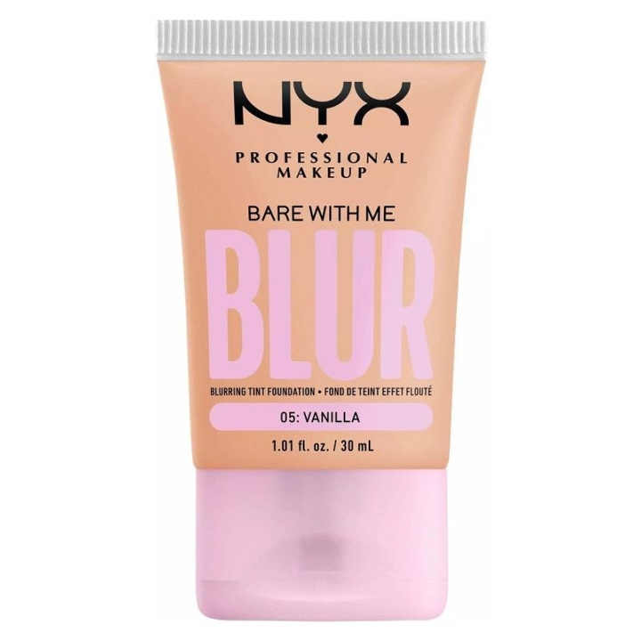 NYX PROF. MAKEUP Bare With Me Blur Tint Foundation 30ml 05 Vanilla in the group BEAUTY & HEALTH / Skin care / Face / Face creams at TP E-commerce Nordic AB (C28984)