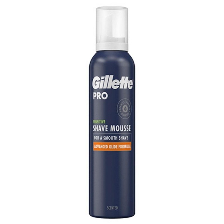 Gillette Pro Sensitive Shave Mousse 240ml in the group BEAUTY & HEALTH / Hair & Styling / Shaving & Trimming / Razors & Accessories at TP E-commerce Nordic AB (C29146)