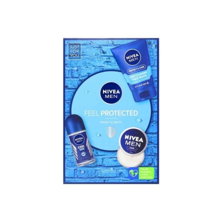 Nivea Men Protect And Care Gift Set 3 Pieces in the group BEAUTY & HEALTH / Skin care / Face / Face creams at TP E-commerce Nordic AB (C29206)