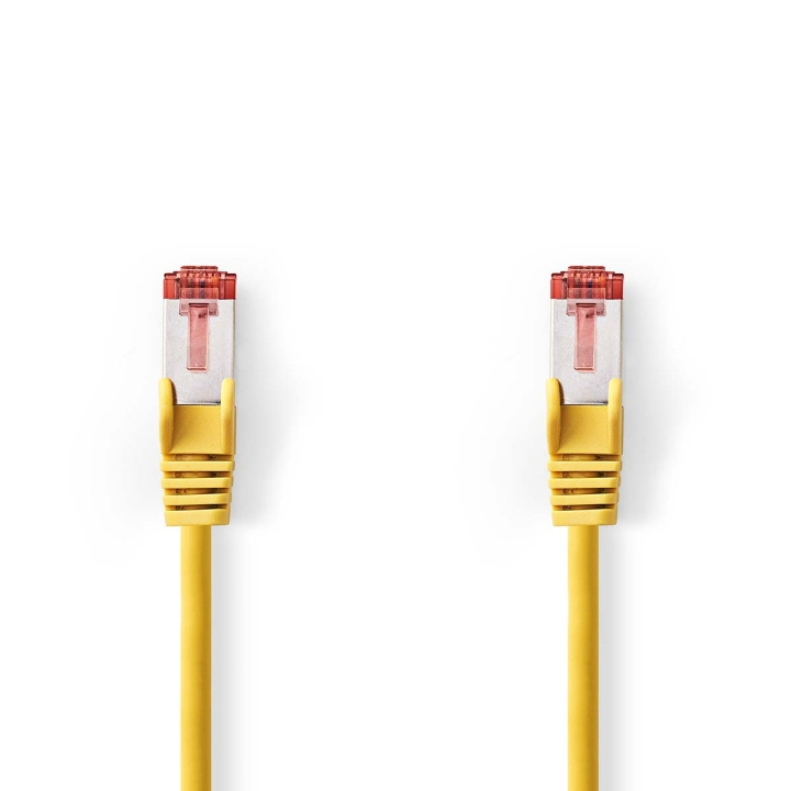 Nedis CAT6 Cable | RJ45 Male | RJ45 Male | S/FTP | 10.0 m | Round | LSZH | Yellow | Label in the group COMPUTERS & PERIPHERALS / Computer cables / Network cables / Cat6 at TP E-commerce Nordic AB (C29386)