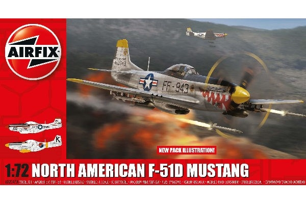 AIRFIX North American F-51D Mustang in the group Sport, leisure & Hobby / Hobby / Plastic models / Airplanes/Helicopters at TP E-commerce Nordic AB (C29547)