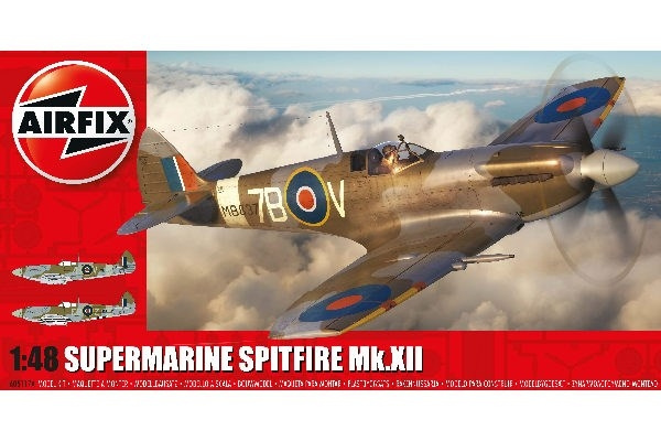 AIRFIX Supermarine Spitfire Mk.XII in the group Sport, leisure & Hobby / Hobby / Plastic models / Airplanes/Helicopters at TP E-commerce Nordic AB (C29560)