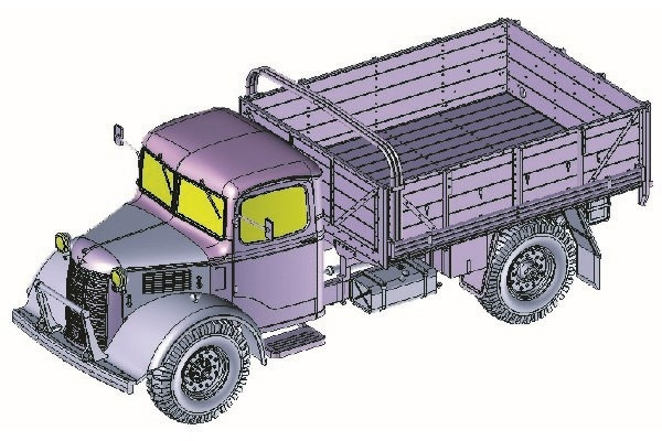 AIRFIX WWII British Army 30-cwt 4x2 GS Truck 1:35 in the group Sport, leisure & Hobby / Hobby / Plastic models / Military vehicles (land) at TP E-commerce Nordic AB (C29630)