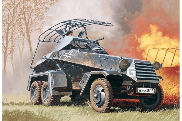 ITALERI 1:35 Sd.Kfz. 232 - 6 Rad in the group Sport, leisure & Hobby / Hobby / Plastic models / Military vehicles (land) at TP E-commerce Nordic AB (C29789)