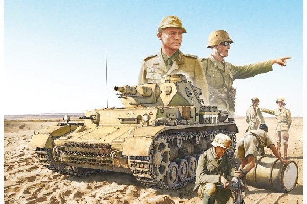 ITALERI 1:35 Pz. IV F1/F2/G With Afrika Korps in the group Sport, leisure & Hobby / Hobby / Plastic models / Military vehicles (land) at TP E-commerce Nordic AB (C29798)