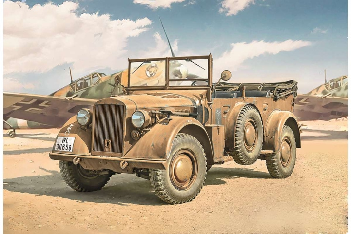 ITALERI 1:35 Kfz. Horch 901 typ 40 Frühe Ausf. in the group Sport, leisure & Hobby / Hobby / Plastic models / Military vehicles (land) at TP E-commerce Nordic AB (C29832)