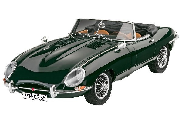 Revell Jaguar E-Type Roadster 1:24 in the group Sport, leisure & Hobby / Hobby / Plastic models / Cars at TP E-commerce Nordic AB (C29965)