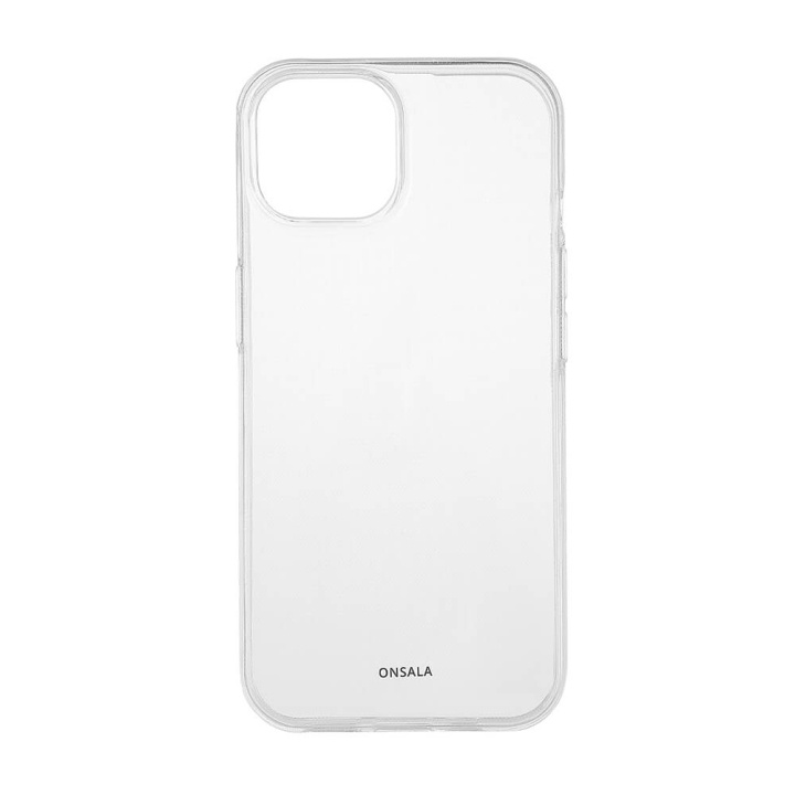 Onsala Phone Case Recycled TPU Transparent - iPhone 15 in the group SMARTPHONE & TABLETS / Phone cases / Apple / iPhone 15 at TP E-commerce Nordic AB (C30276)