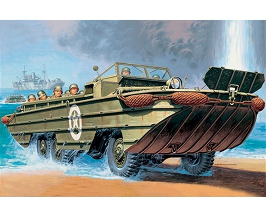 ITALERI 1:35 DUKW Amfibielastbil in the group Sport, leisure & Hobby / Hobby / Plastic models / Military vehicles (land) at TP E-commerce Nordic AB (C30524)