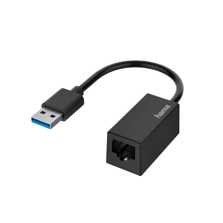 Hama Adapter Network USB 3.0 USB - LAN/Ethernet 10/100/1000 in the group COMPUTERS & PERIPHERALS / Computer cables / Network cables / Adapters & Conductor joints at TP E-commerce Nordic AB (C30962)