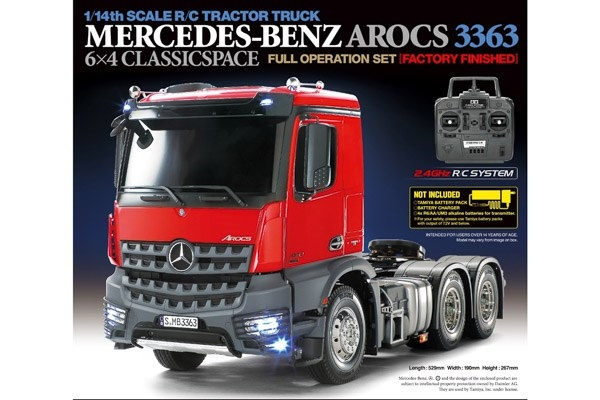 TAMIYA 1:14 R/C Full Option - Mercedes-Benz Arocs 3363 6x in the group TOYS, KIDS & BABY PRODUCTS / Radio controlled / RC cars at TP E-commerce Nordic AB (C31554)