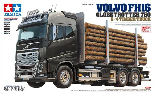 TAMIYA 1:14 R/C Volvo FH16 Globetrotter 750 6x4 Timber Tr in the group TOYS, KIDS & BABY PRODUCTS / Radio controlled / RC cars at TP E-commerce Nordic AB (C31568)