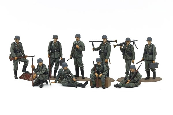 TAMIYA 1/48 WWII Wehrmacht Infantry Set in the group Sport, leisure & Hobby / Hobby / Plastic models / Figures at TP E-commerce Nordic AB (C31608)