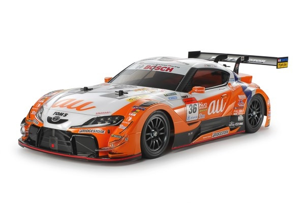 TAMIYA 1/10 R/C au TOM\'S GR Supra (TT-02) in the group TOYS, KIDS & BABY PRODUCTS / Radio controlled / RC cars at TP E-commerce Nordic AB (C31698)