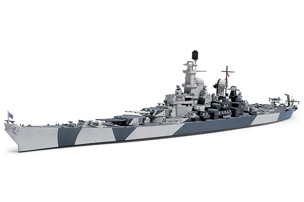 TAMIYA 1/700 U.S. Battleship Iowa in the group Sport, leisure & Hobby / Hobby / Plastic models / Military vehicles (land) at TP E-commerce Nordic AB (C31707)