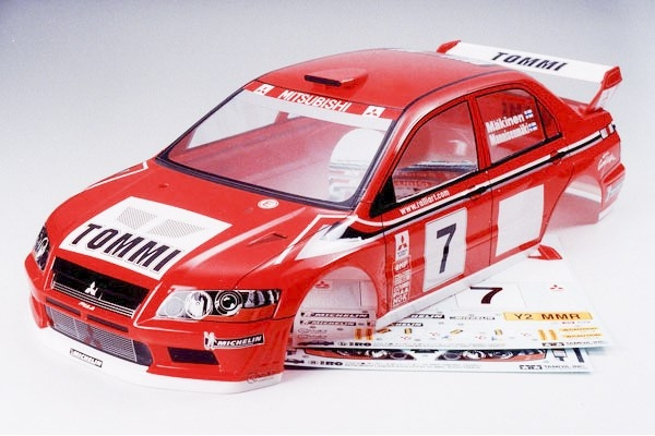 TAMIYA 1/10 R/C Mitsubishi Lancer Evo VII WRC Body Parts in the group TOYS, KIDS & BABY PRODUCTS / Radio controlled / Spare parts & Extra accessories / TAMIYA at TP E-commerce Nordic AB (C31726)