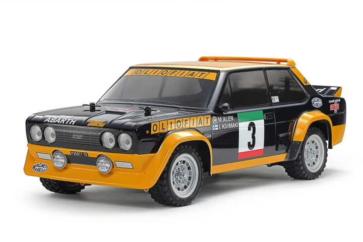 TAMIYA 1/10 R/C Fiat 131 Abarth Rally Olio Fiat (MF-01X) in the group TOYS, KIDS & BABY PRODUCTS / Radio controlled / RC cars at TP E-commerce Nordic AB (C31810)