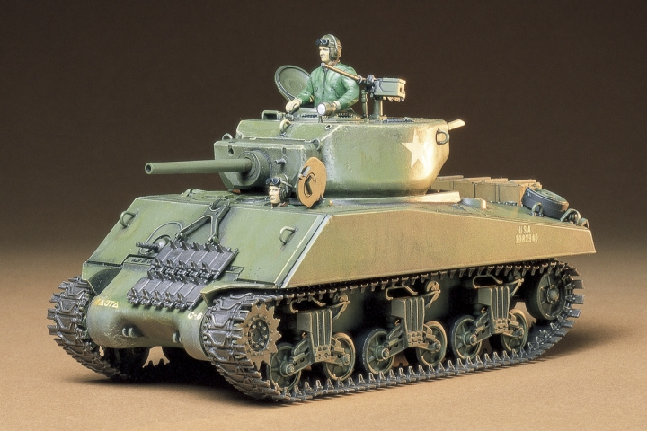 TAMIYA 1/35 U.S. Assault Tank M4A3E2 \'Jumbo\' in the group Sport, leisure & Hobby / Hobby / Plastic models / Military vehicles (land) at TP E-commerce Nordic AB (C31812)