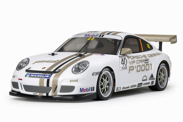 TAMIYA 1/10 R/C Porsche 911 GT3 CUP VIP 2008 (TT-01 E) in the group TOYS, KIDS & BABY PRODUCTS / Radio controlled / RC cars at TP E-commerce Nordic AB (C31821)