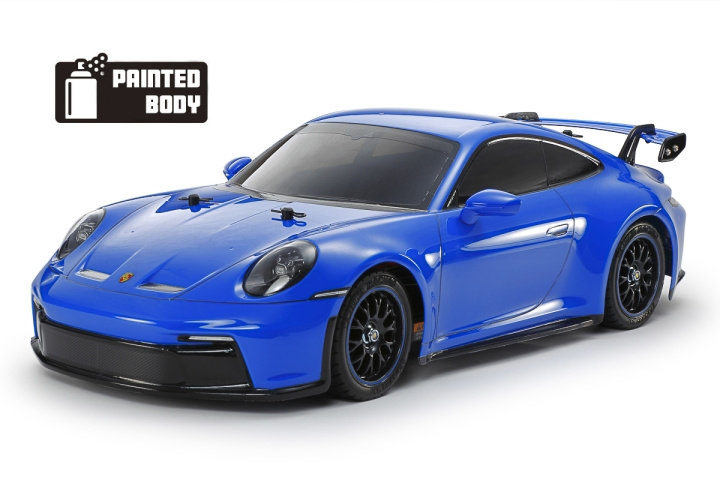 TAMIYA 1/10 R/C Porsche 911 GT3 (992) (Blue PB) (TT-02) in the group TOYS, KIDS & BABY PRODUCTS / Radio controlled / RC cars at TP E-commerce Nordic AB (C31823)