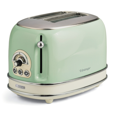 Ariete Brödrost för 2 skivor, vintage, Grön in the group HOME, HOUSEHOLD & GARDEN / Household appliances / Toasters & Bread grills / Toasters at TP E-commerce Nordic AB (C32324)