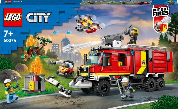 LEGO City Fire 60374 - Fire Command Truck in the group TOYS, KIDS & BABY PRODUCTS / Toys / Building toys / Lego at TP E-commerce Nordic AB (C32765)