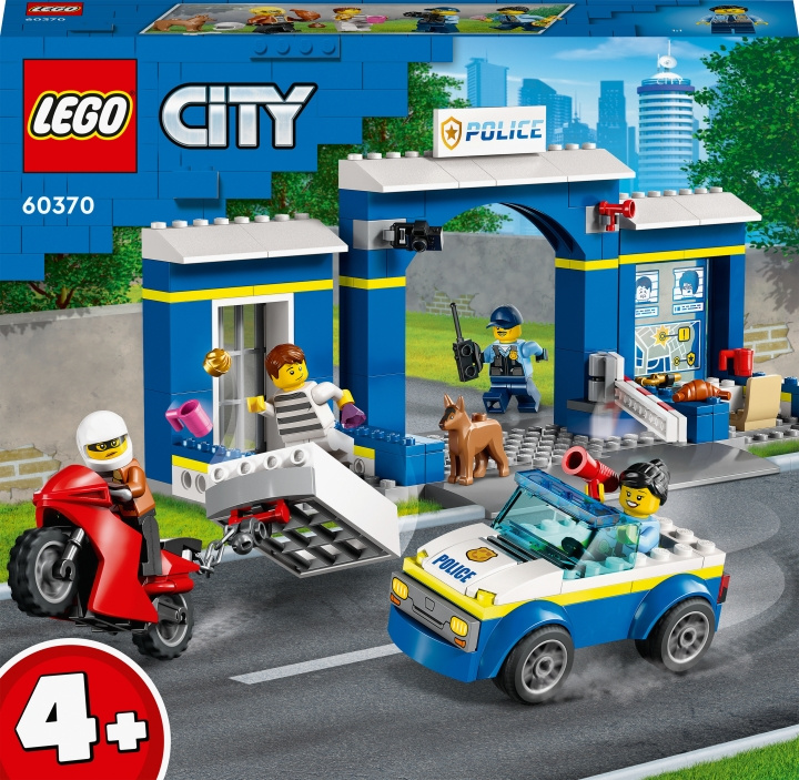 LEGO City Police 60370 - Police Station Chase in the group TOYS, KIDS & BABY PRODUCTS / Toys / Building toys / Lego at TP E-commerce Nordic AB (C32773)