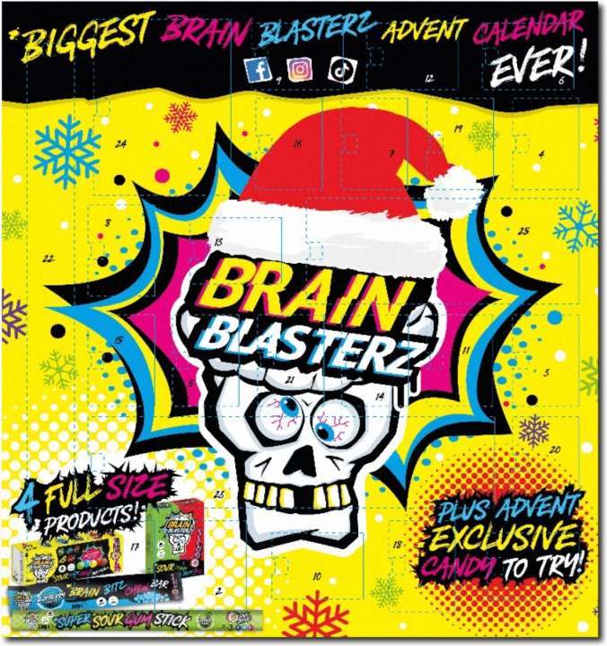 Brain Blasterz - Advent Calendar, 327 g in the group TOYS, KIDS & BABY PRODUCTS / Toys / Advent calendar at TP E-commerce Nordic AB (C32989)