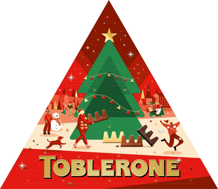 Toblerone Julkalender, 200 g in the group TOYS, KIDS & BABY PRODUCTS / Toys / Advent calendar at TP E-commerce Nordic AB (C32991)